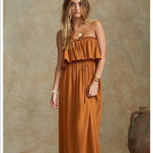 Maurie + Eve Seville Dress in Ochre